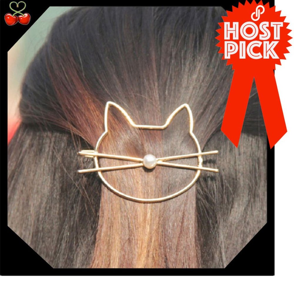 🍒 FIONA Feline Hair Clip - Picture 1 of 5
